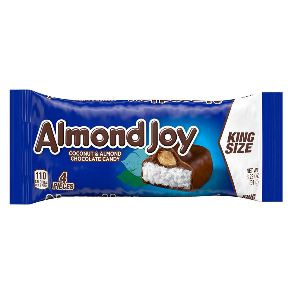 Almond Joy Coconut & Almond Chocolate Candy - King Size, 3.22 oz