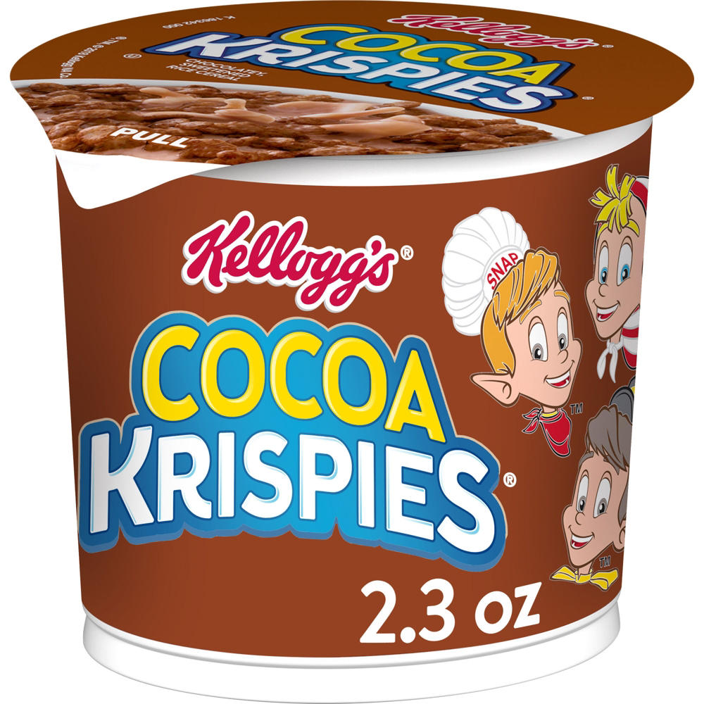 Kellogg's Rice Krispies Cocoa Krispies Cereal Cup, 2.3 oz