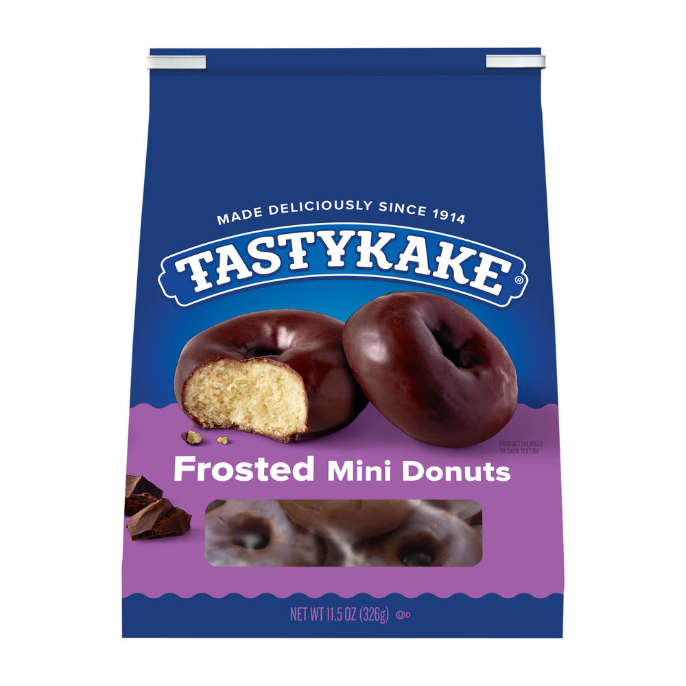 Tastykake Mini Chocolate Frosted Donuts, 11.5 oz