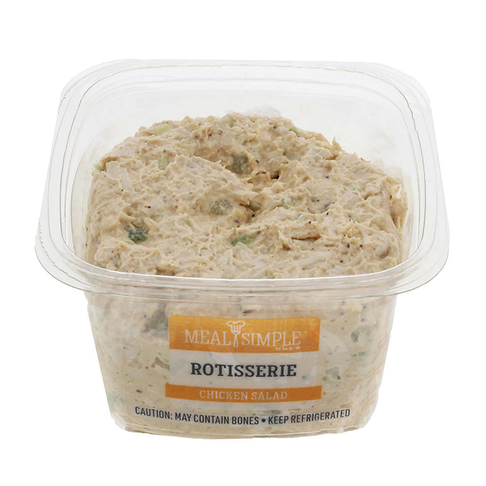 Meal Simple by H-E-B Rotisserie Chicken Salad - Medium, Avg. 0.85 lb