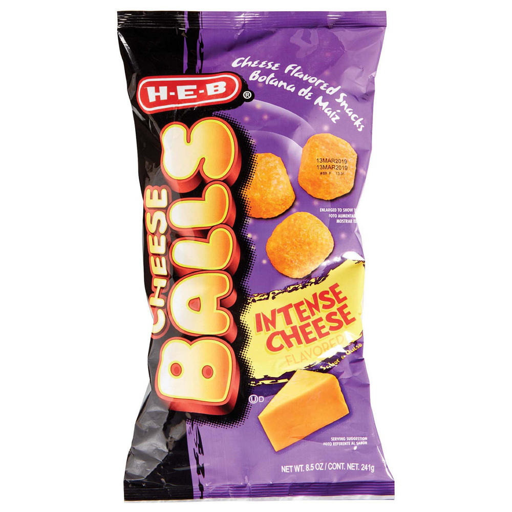H-E-B Intense Cheese-Flavored Cheese Balls, 8.5 oz