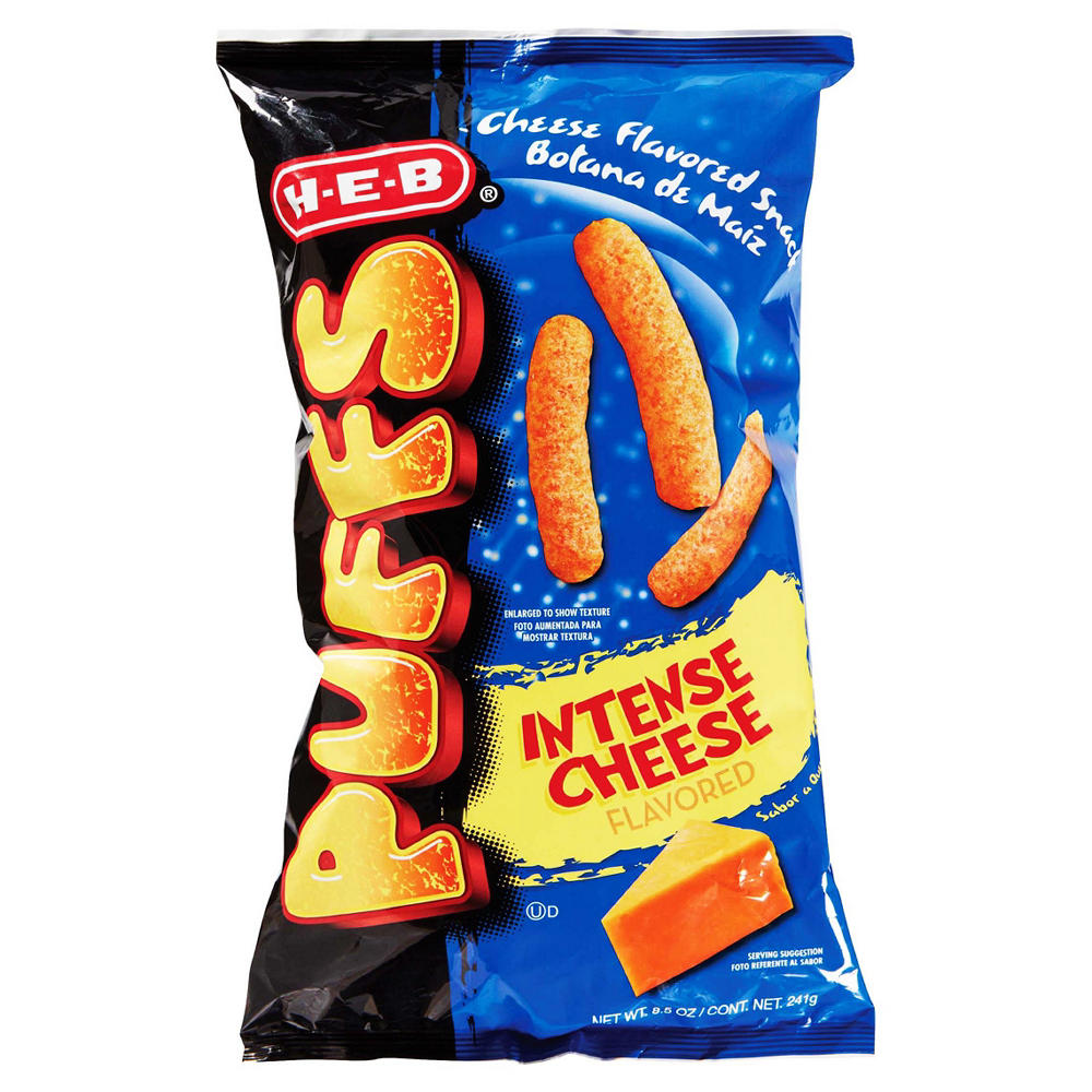 H-E-B Cheese Puffs - Intense Cheese, 9.75 oz