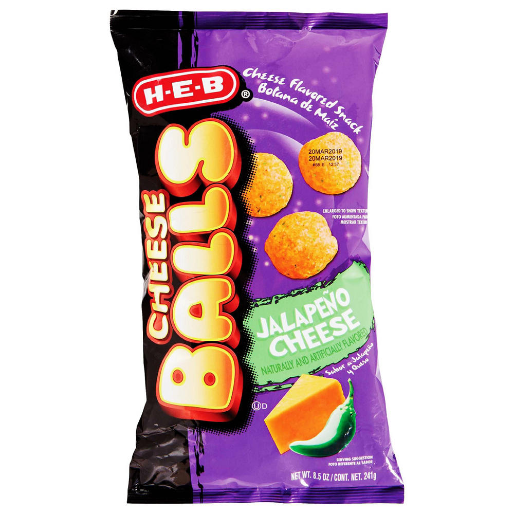 H-E-B Jalapeño Cheese Balls, 8.5 oz