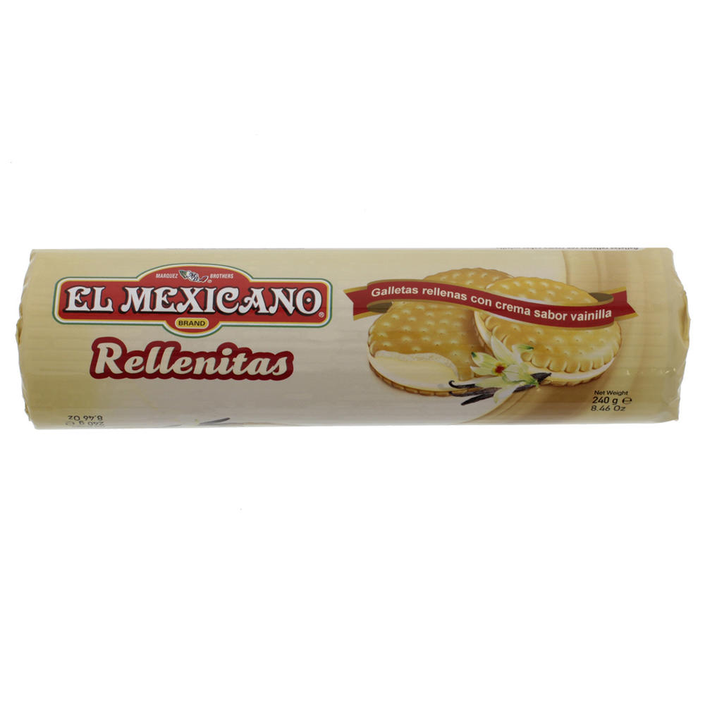 El Mexicano Rellenitas, Vanilla, 8.46 oz