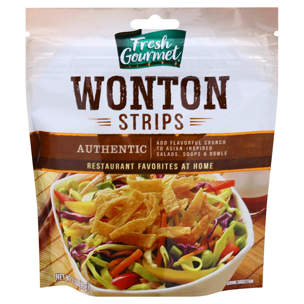 Fresh Gourmet Authentic Wonton Strips, 3.5 oz