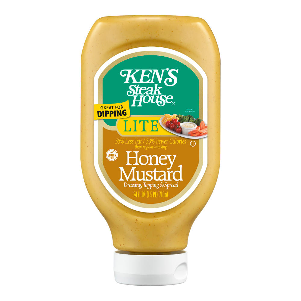Ken's Steak House Lite Honey Mustard Dressing, 24 oz