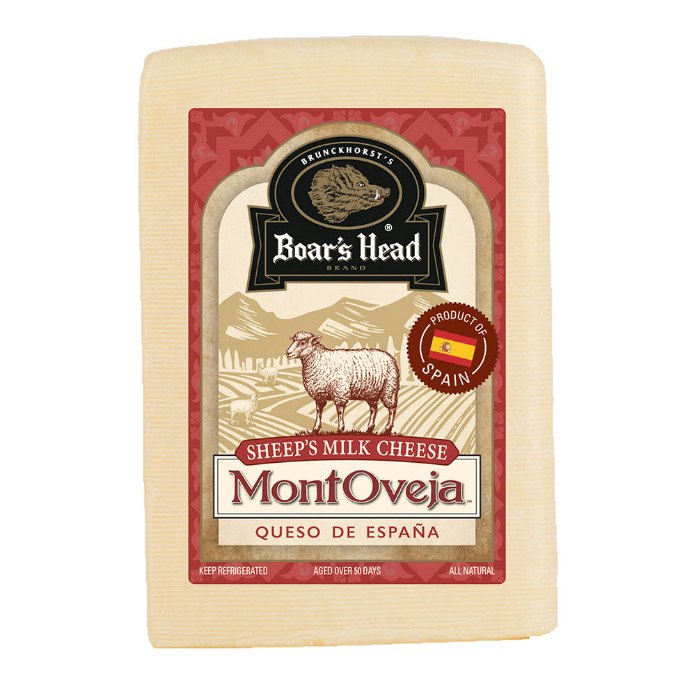 Boar's Head MontOveja Spanish Sheep’s Milk Cheese, Custom Sliced, lb