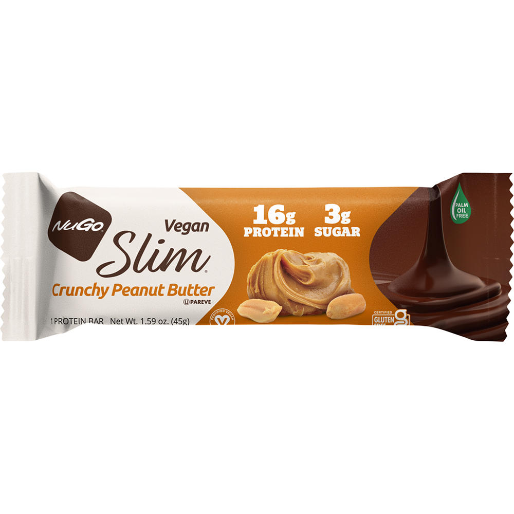 NuGo Slim 16g Protein Bar - Crunchy Peanut Butter, 1.59 oz