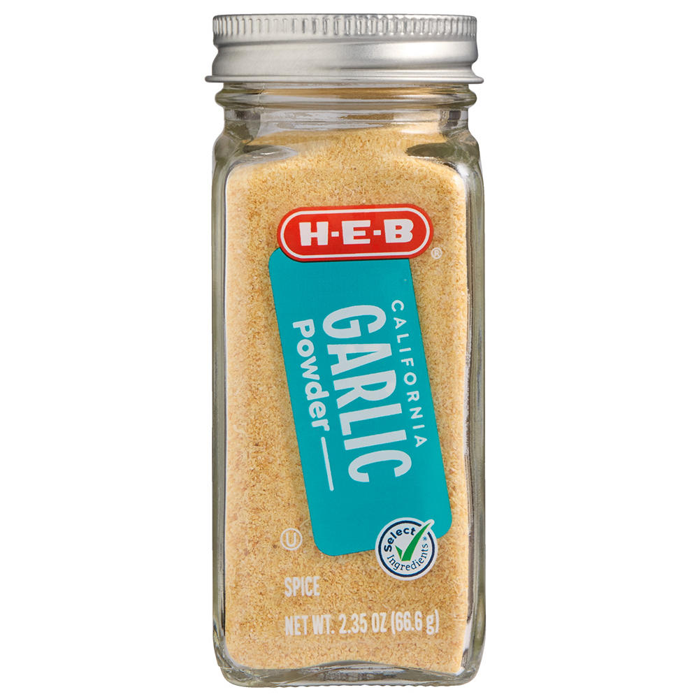 H-E-B California Garlic Powder Spice, 2.35 oz