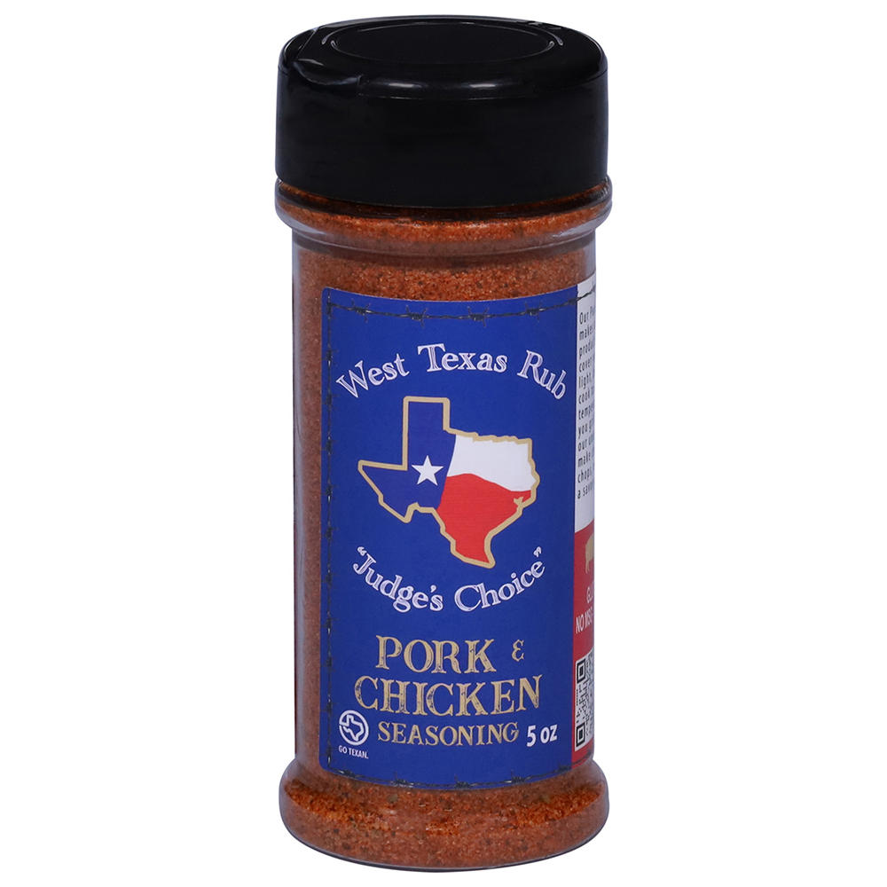 West Texas Rub Judge's Choice Pork & Chicken Seasoning, 5 oz