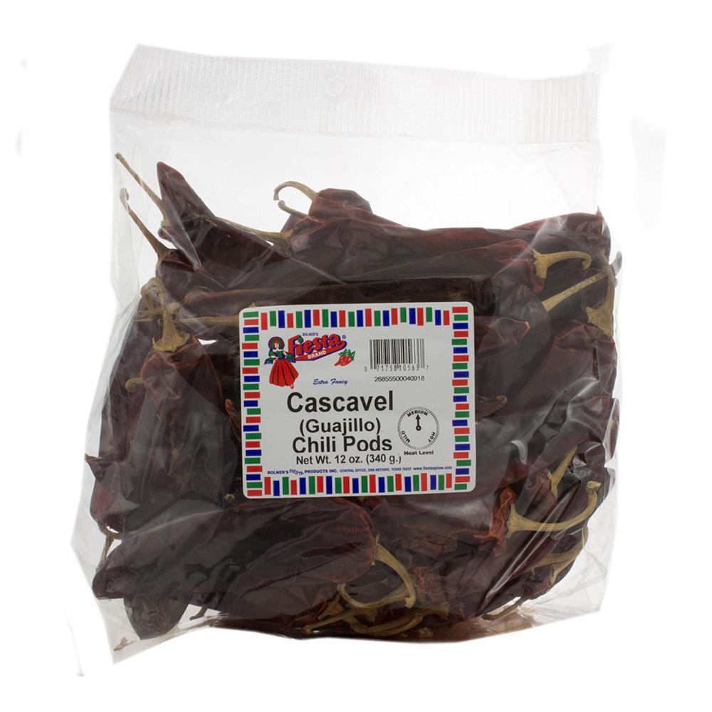 Bolner's Fiesta Cascabel Chili Pods, 12 oz