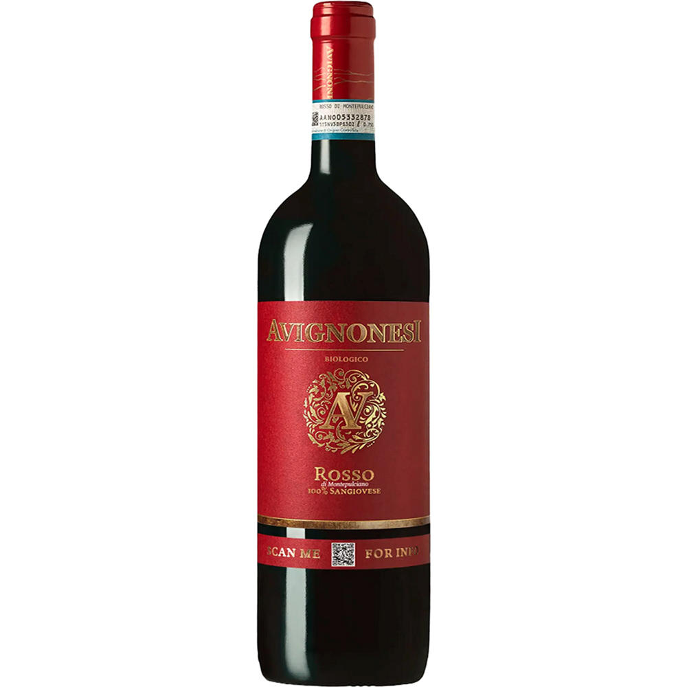 Avignonesi Organic Rosso di Montepulciano Italian Red Wine, 750 mL