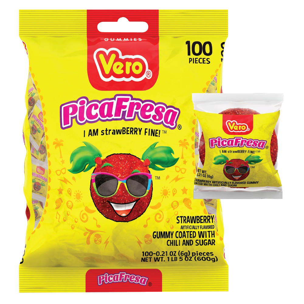 Vero Picafresa Strawberry Chewy Candy, 21.2 oz