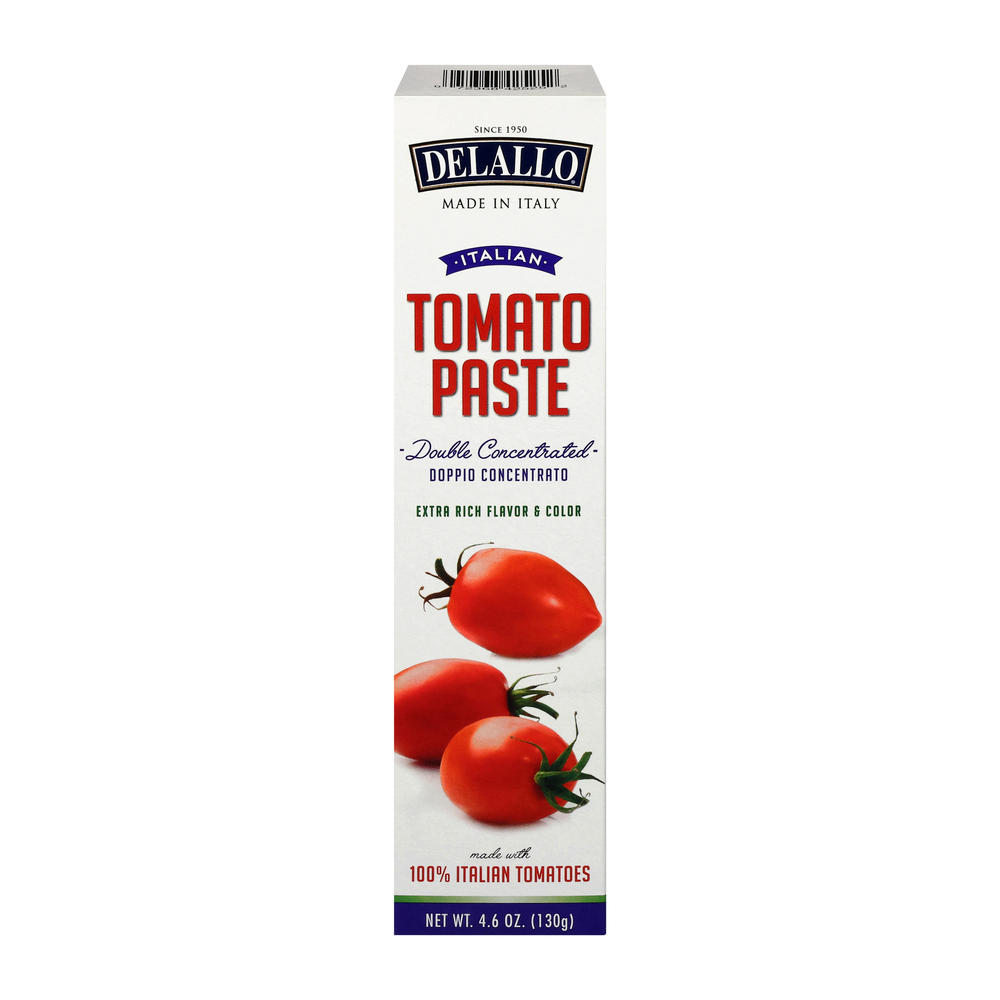 DeLallo Italian Tomato Paste Tube, 4.6 oz