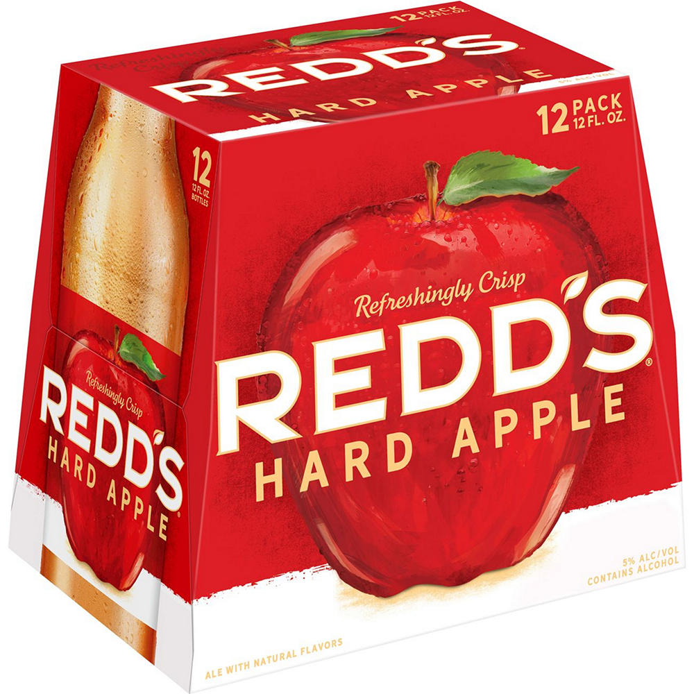 Redd's Apple Ale Beer 12 pk Bottles, 12 oz