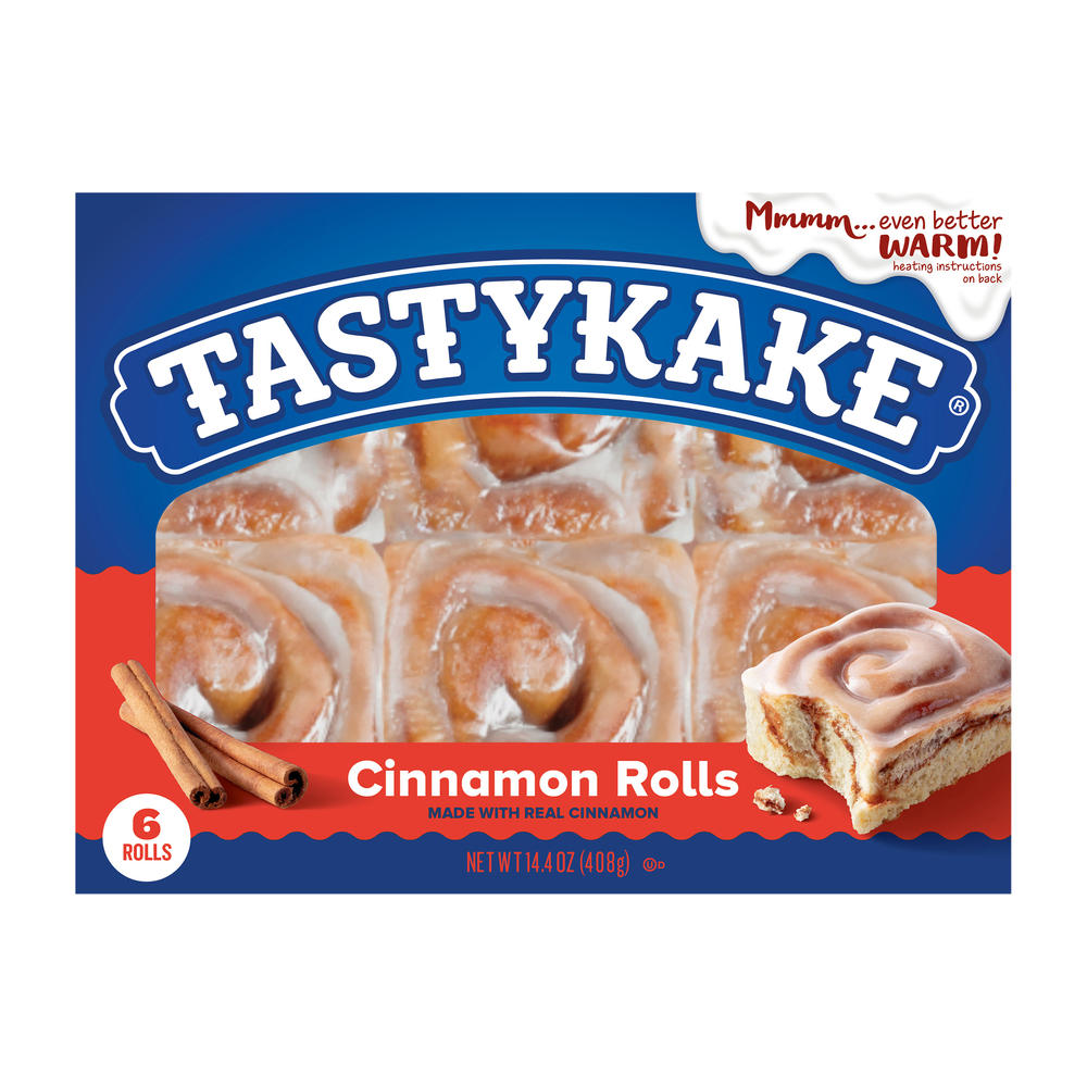 Tastykake Cinnamon Rolls Family Pack, 6 ct