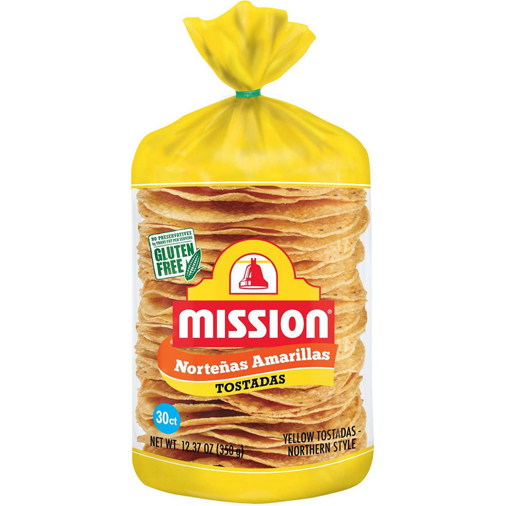 Mission Tostadas Norteñas Amarillas, 30 ct