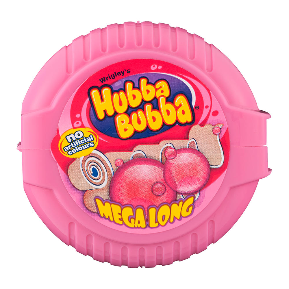 Hubba Bubba Kosher Mega Long Fancy Fruit Chewing Gum, 2 oz