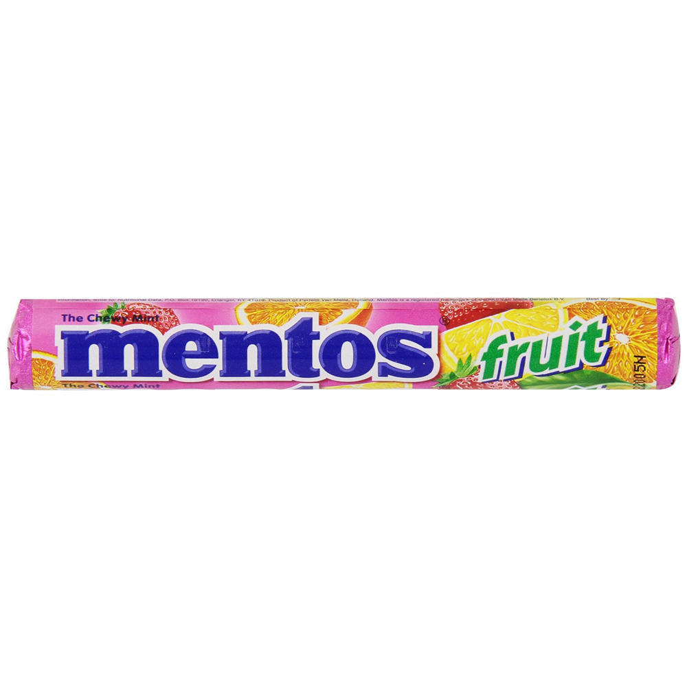 Mentos Fruit Candy, 1 oz