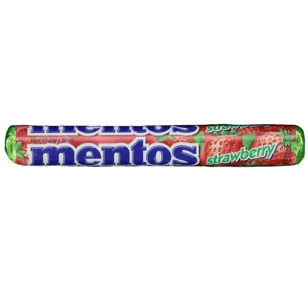 Mentos Kosher Strawberry Chewy Mints, 1.34 oz