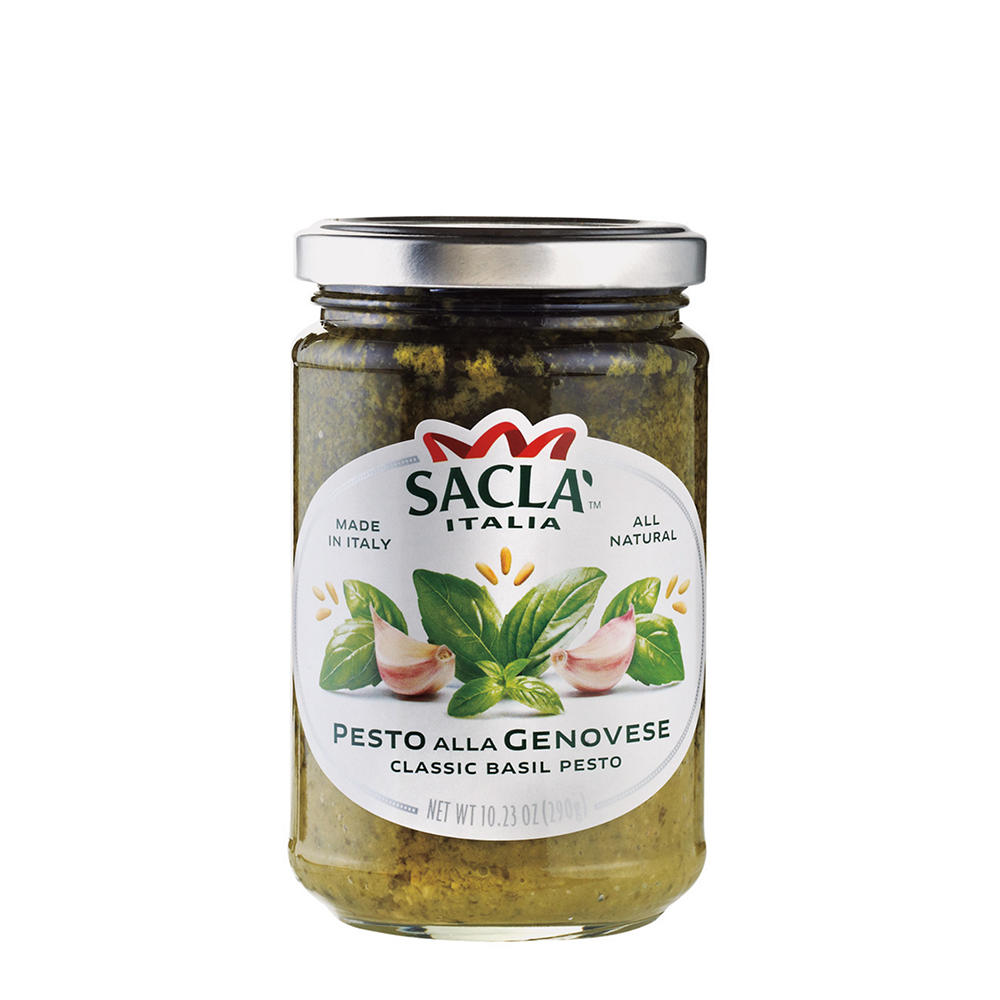 Sacla Pesto Alla Genovese Classic Basil Pesto, 10.23 oz