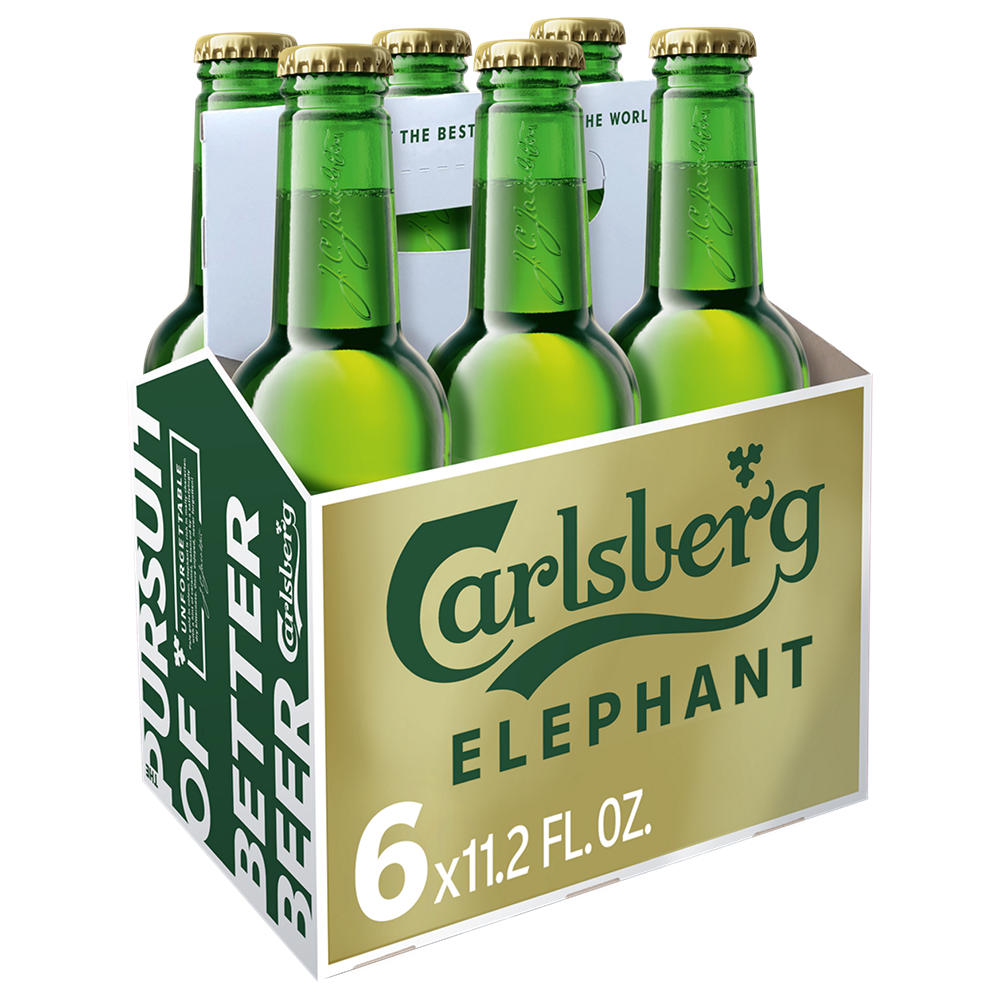 Carlsberg Elephant Beer 6 pk Bottles, 11.2 oz