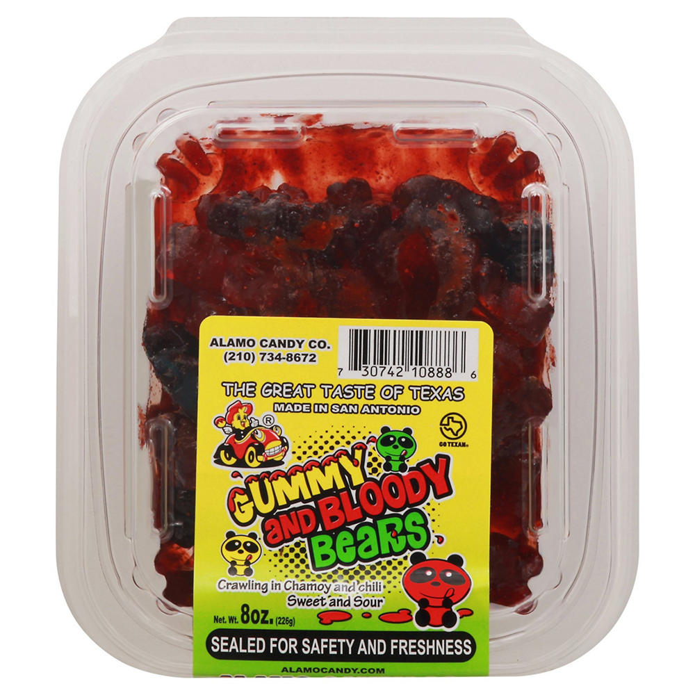 Alamo Candy Co. Gummy and Bloody Gummy Bears, 8 oz