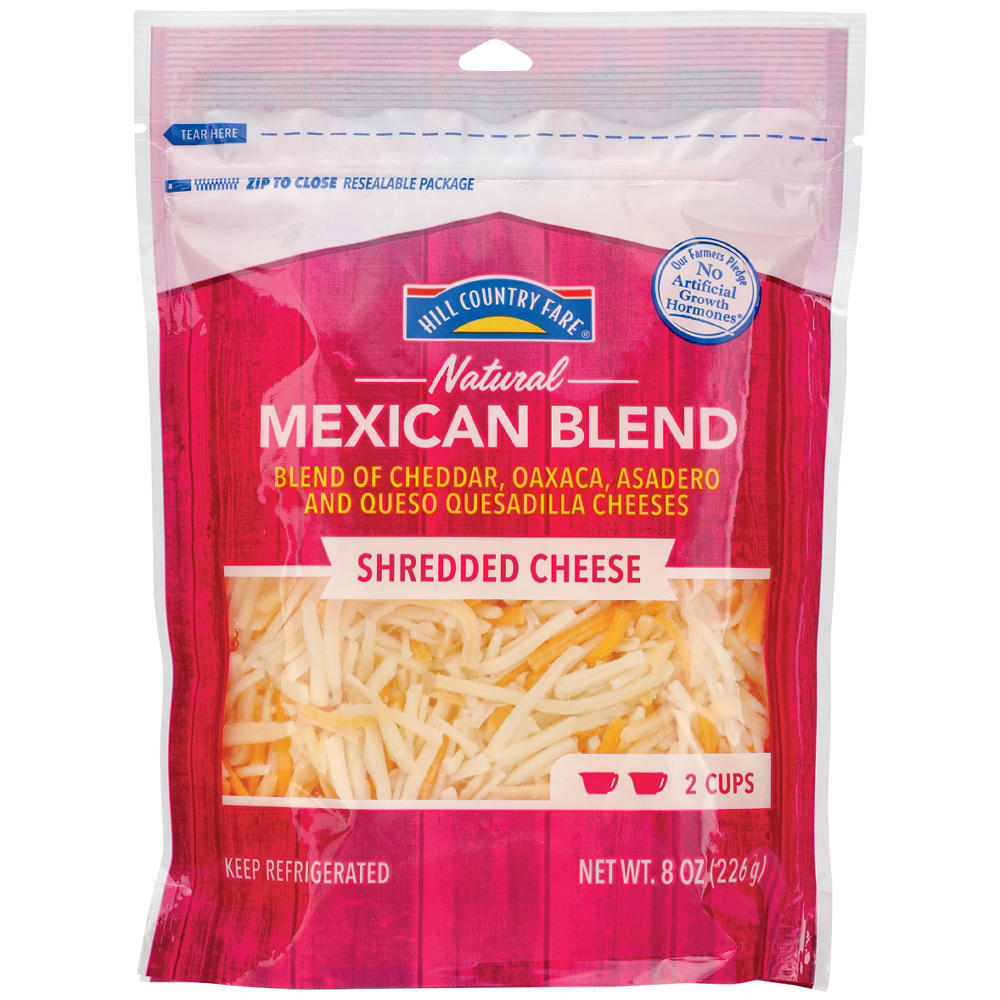 Hill Country Fare Mexican Blend Shredded Cheese, 8 oz