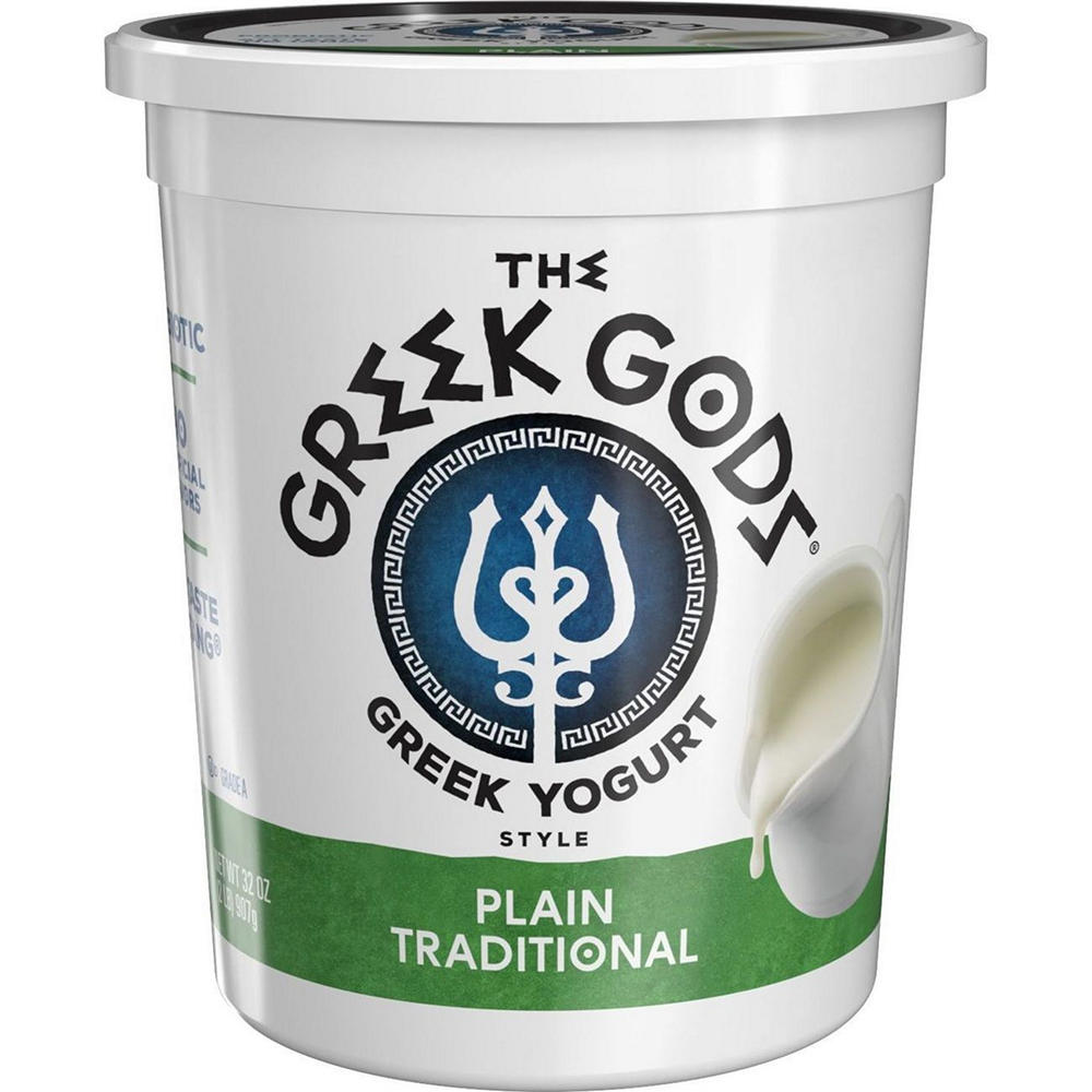 The Greek Gods Plain Traditional Greek Yogurt, 32 oz