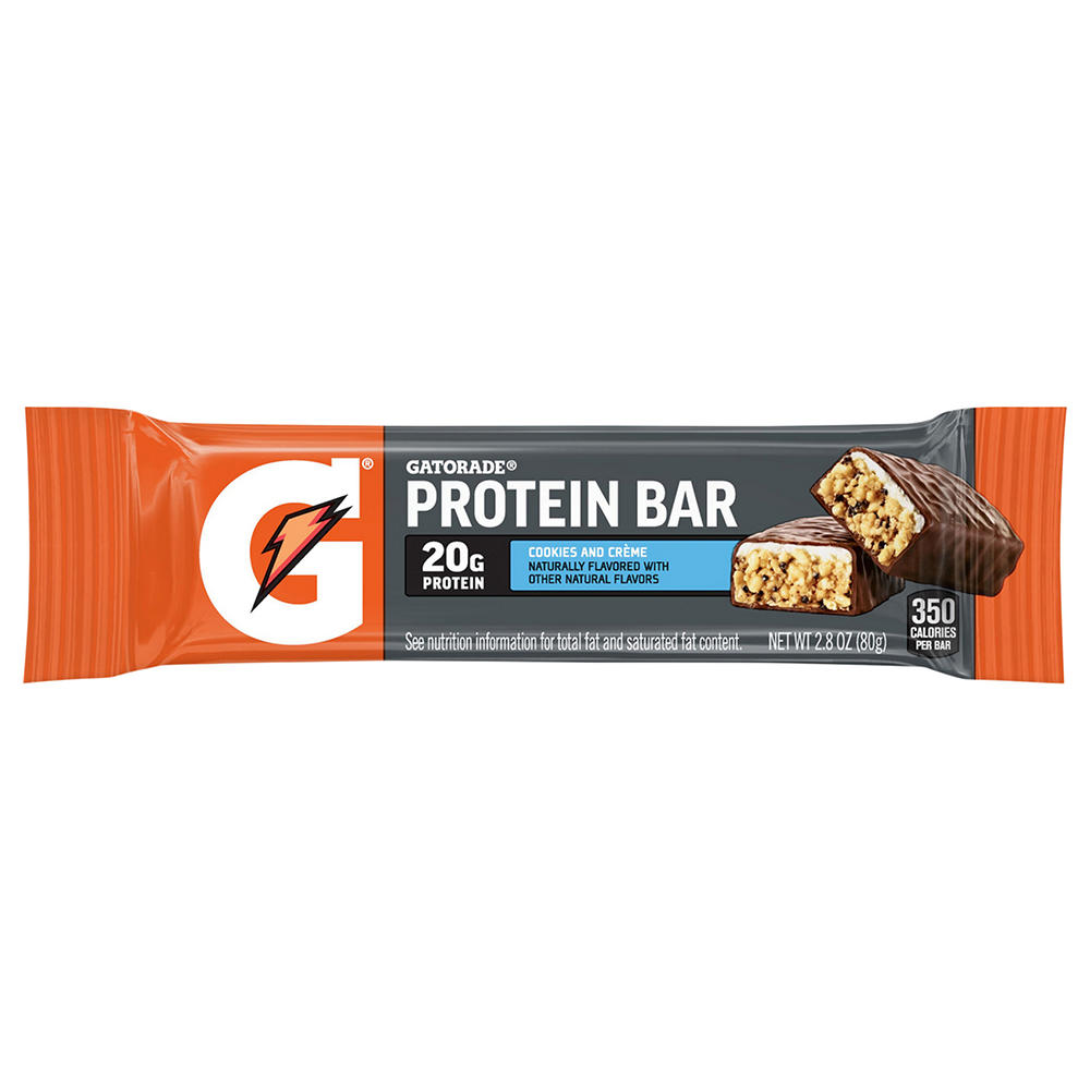 Gatorade 20g Protein Bar - Cookies & Crème, 2.8 oz