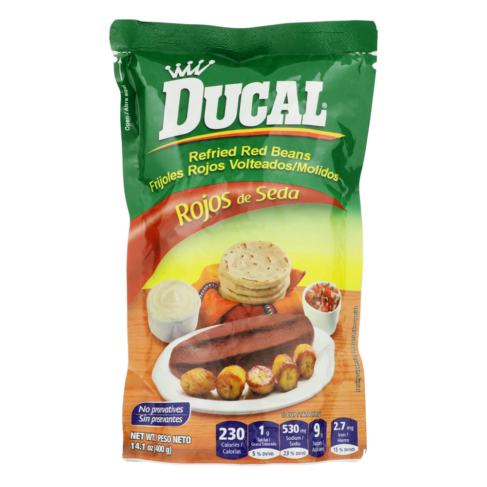 Ducal Refried Red Beans, 14.1 oz