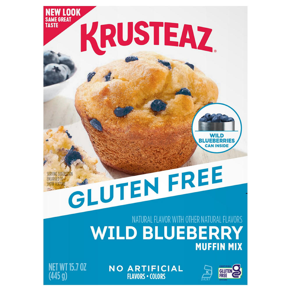 Krusteaz Gluten Free Blueberry Muffin Mix, 15.7 oz