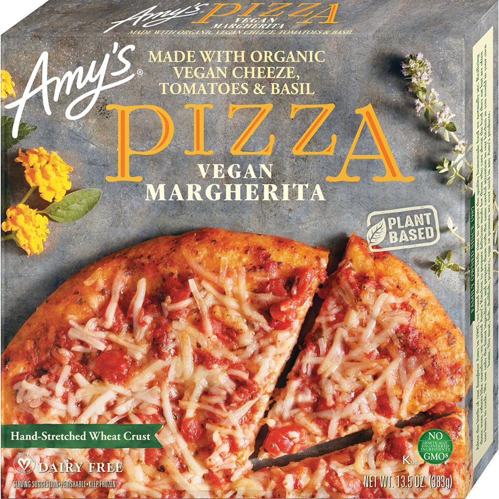 Amy's Vegan Frozen Margherita Pizza, 13.5 oz