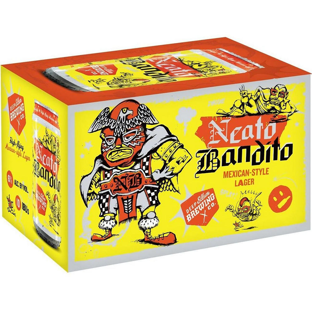Deep Ellum Brewing Neato Bandito Imperial Mexican-Style Lager Craft Beer 6 pk Cans, 12 oz