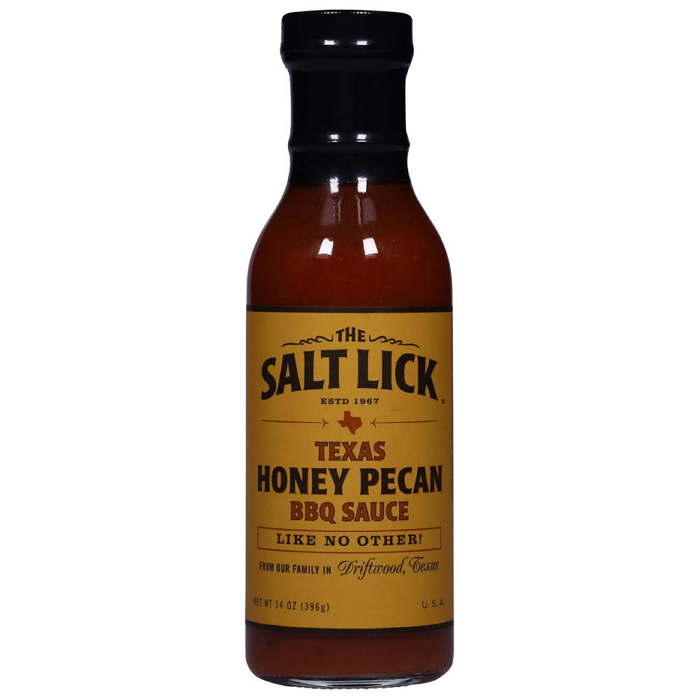 The Salt Lick Pecan Wood Smoked Honey Pecan BBQ Sauce, 14 oz