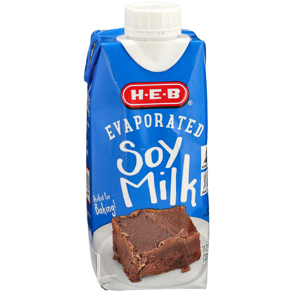 H-E-B Lactose-Free Evaporated Soy Milk, 11.2 oz