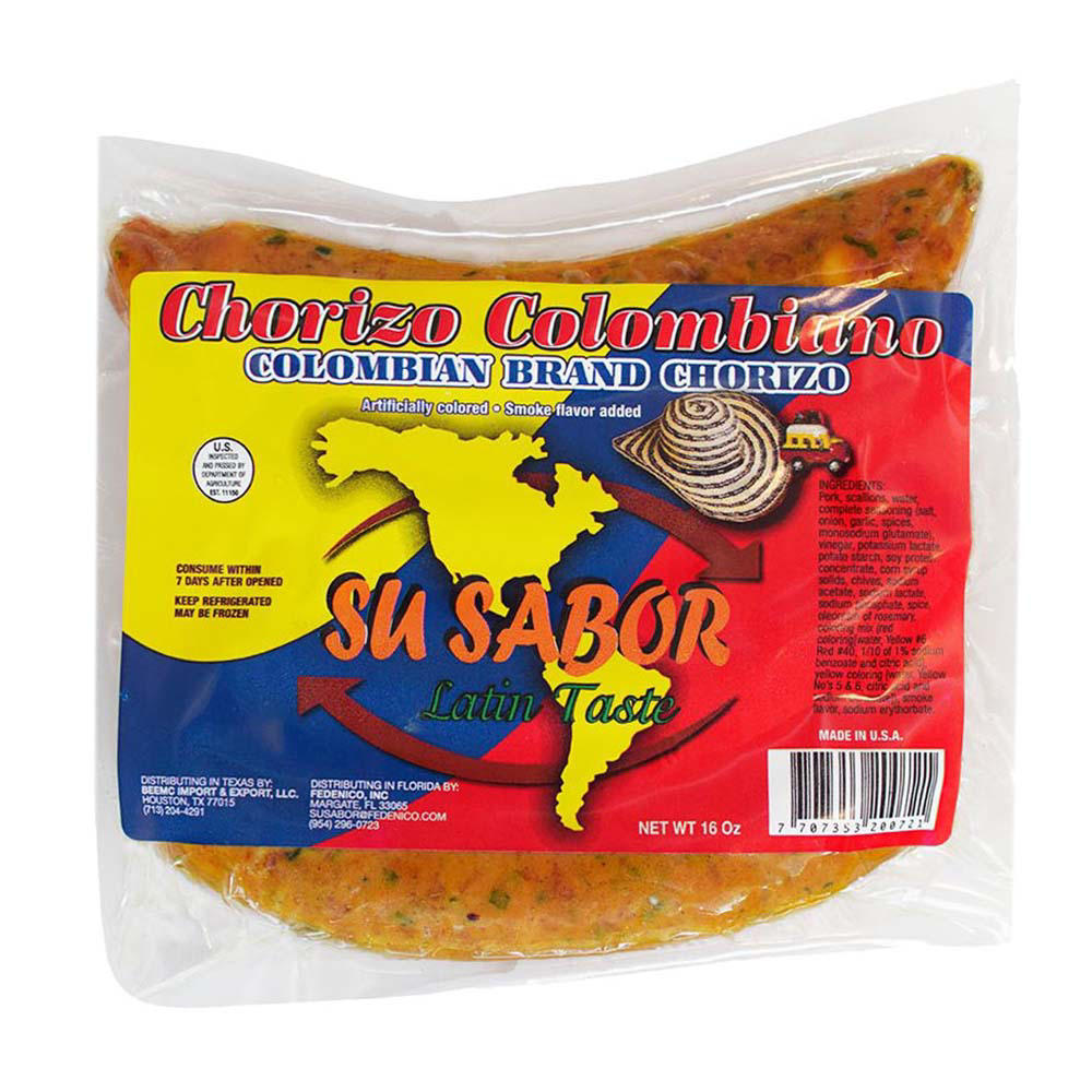 Su Sabor Chorizo Colombiano, 16 oz