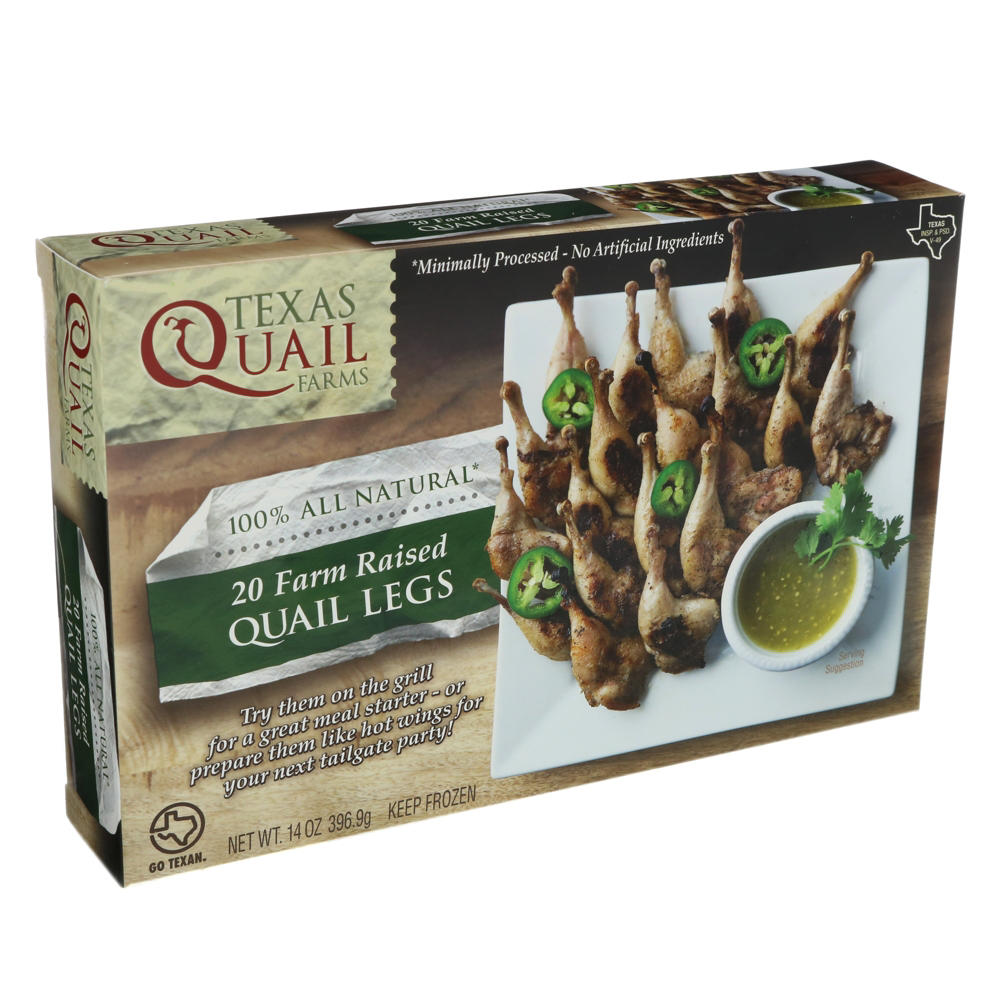 Texas Quail Farms Quail Legs, Farm Raised, 14 oz