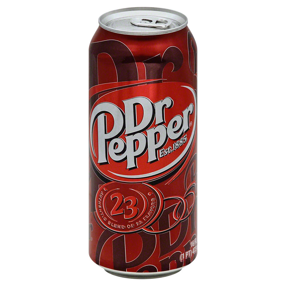 Dr Pepper Soda, 16 oz
