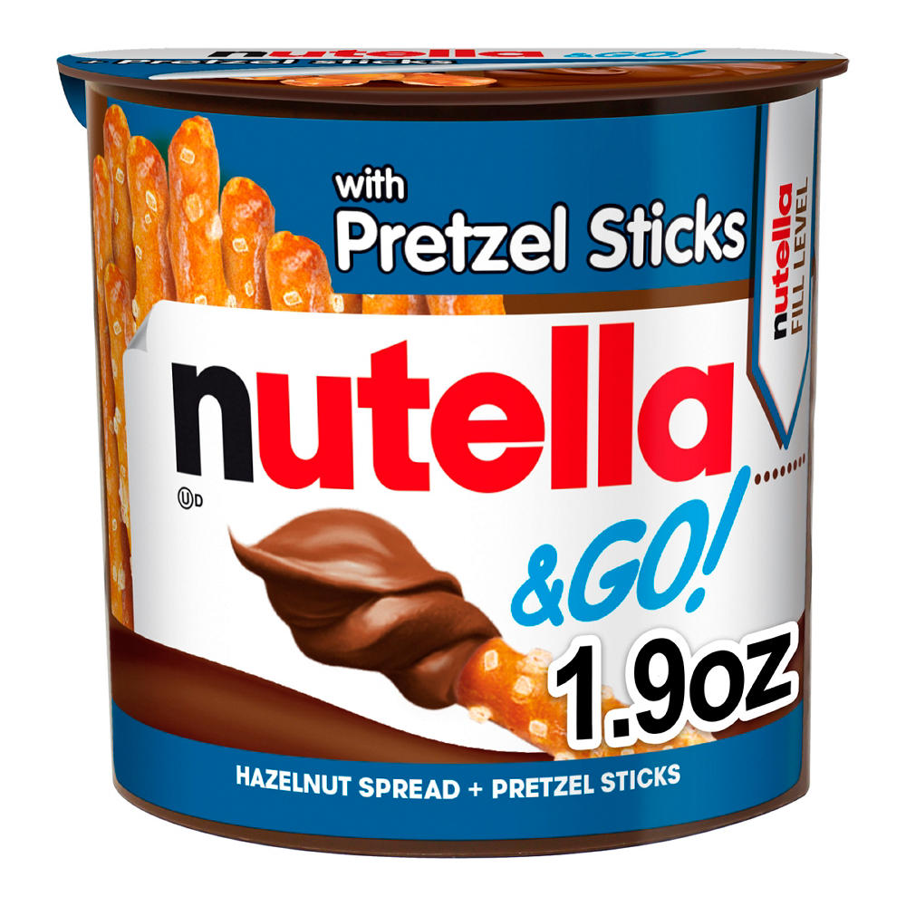 Nutella & Go! Hazelnut Spread + Pretzel Sticks, 1.9 oz