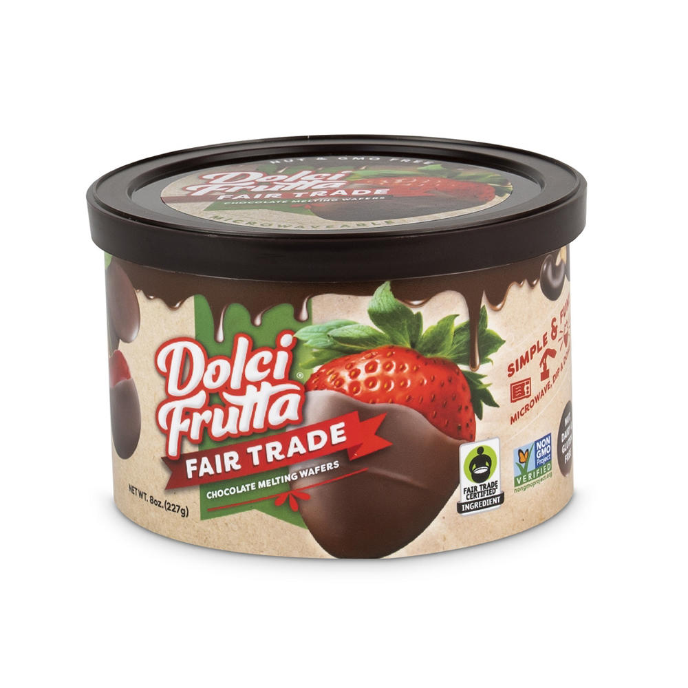 Dolci Frutta Fair Trade Dark Chocolate Dipping Shell, 8 oz