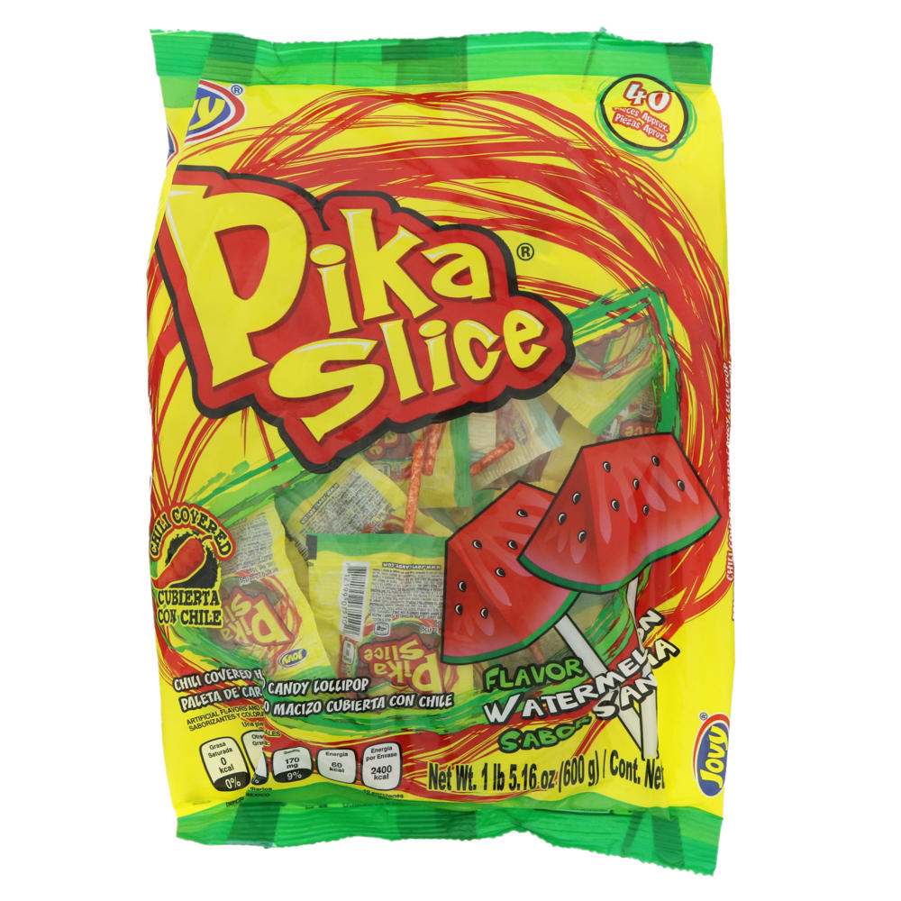Jovy Pika Slices Lollipop, 40 ct