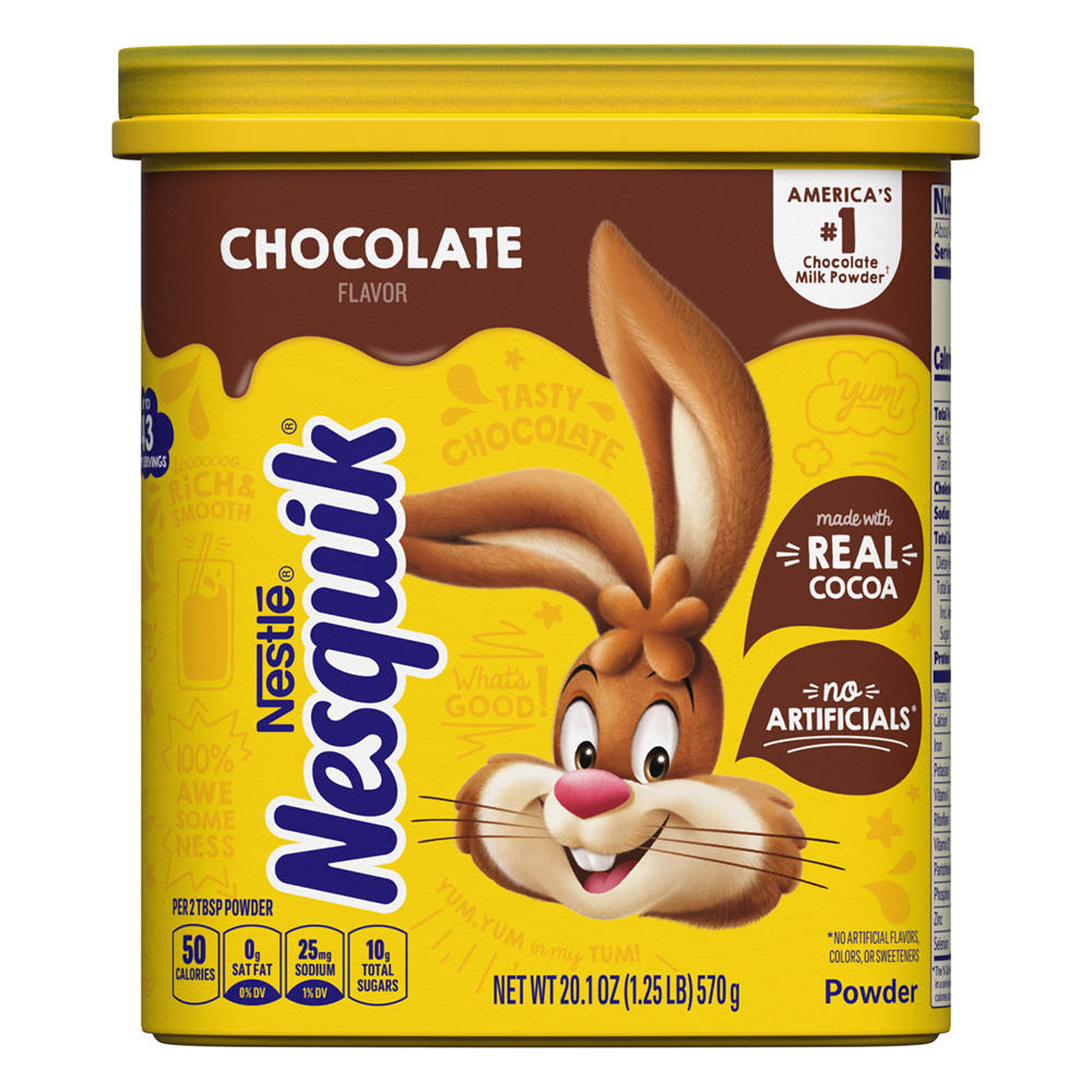 Nestle Nesquik Chocolate Powder Drink Mix, 20.1 oz