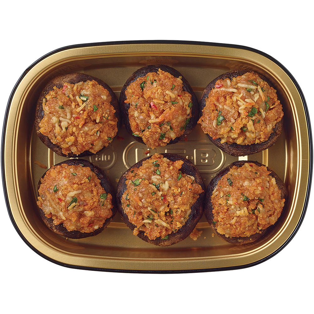 Meal Simple by H-E-B Hot Italian Sausage Stuffed Mushrooms, Avg. 0.62 lb