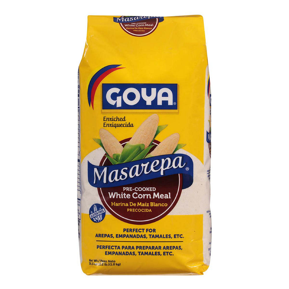 Goya Masarepa Pre-Cooked White Corn Meal, 2.2 lbs