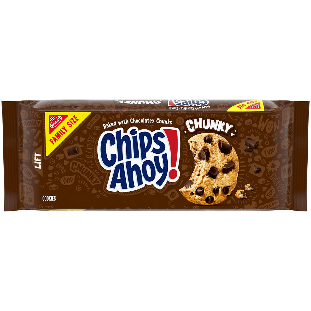 Chips Ahoy! Chunky Chocolate Chip Cookies Family Size, 18 oz