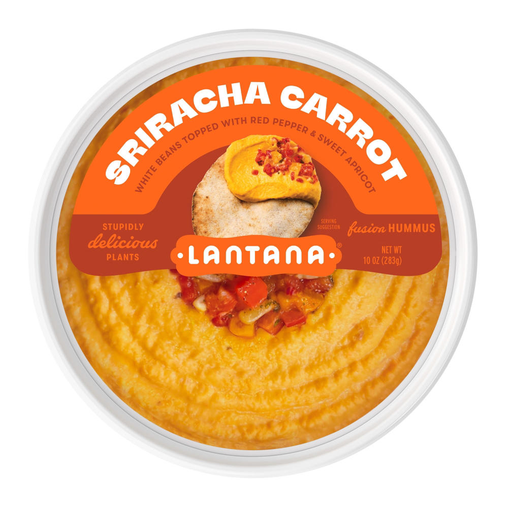 Lantana Sriracha Carrot Hummus, 10 oz