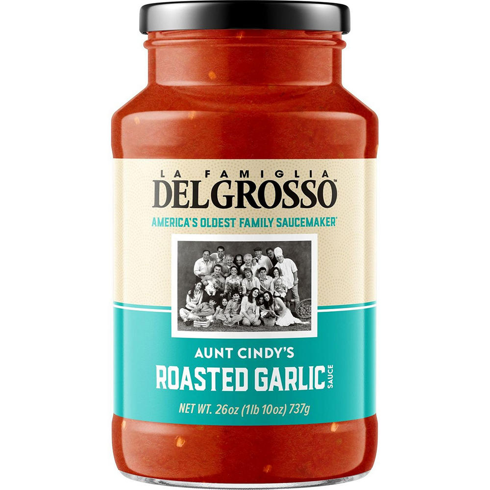 DelGrosso Aunt Cindy's Roasted Garlic Pasta Sauce, 26 oz