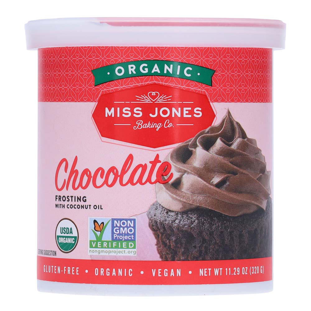 Miss Jones Organic Chocolate Frosting, 11.29 oz