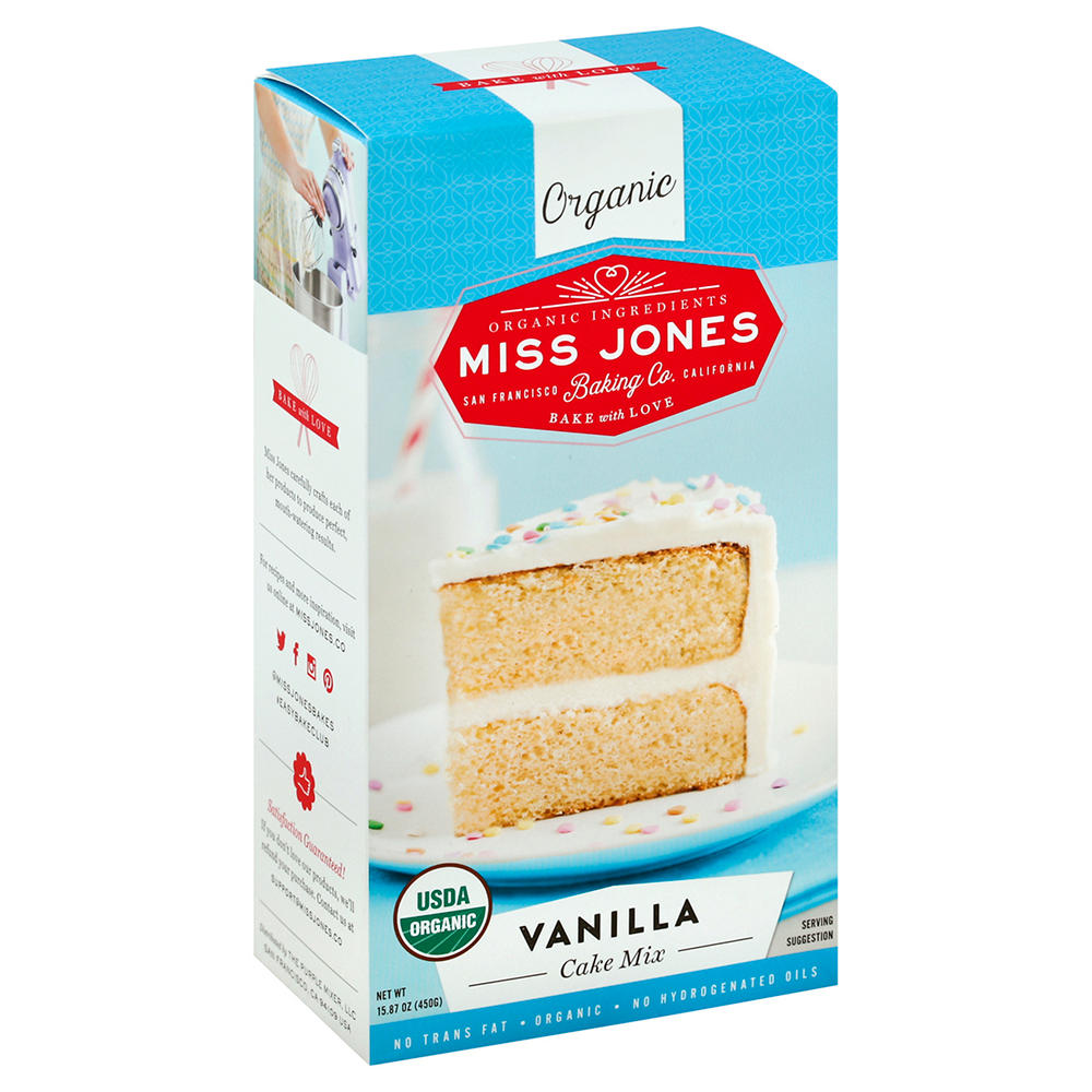 Miss Jones Organic Vanilla Cake Mix, 15.87 oz